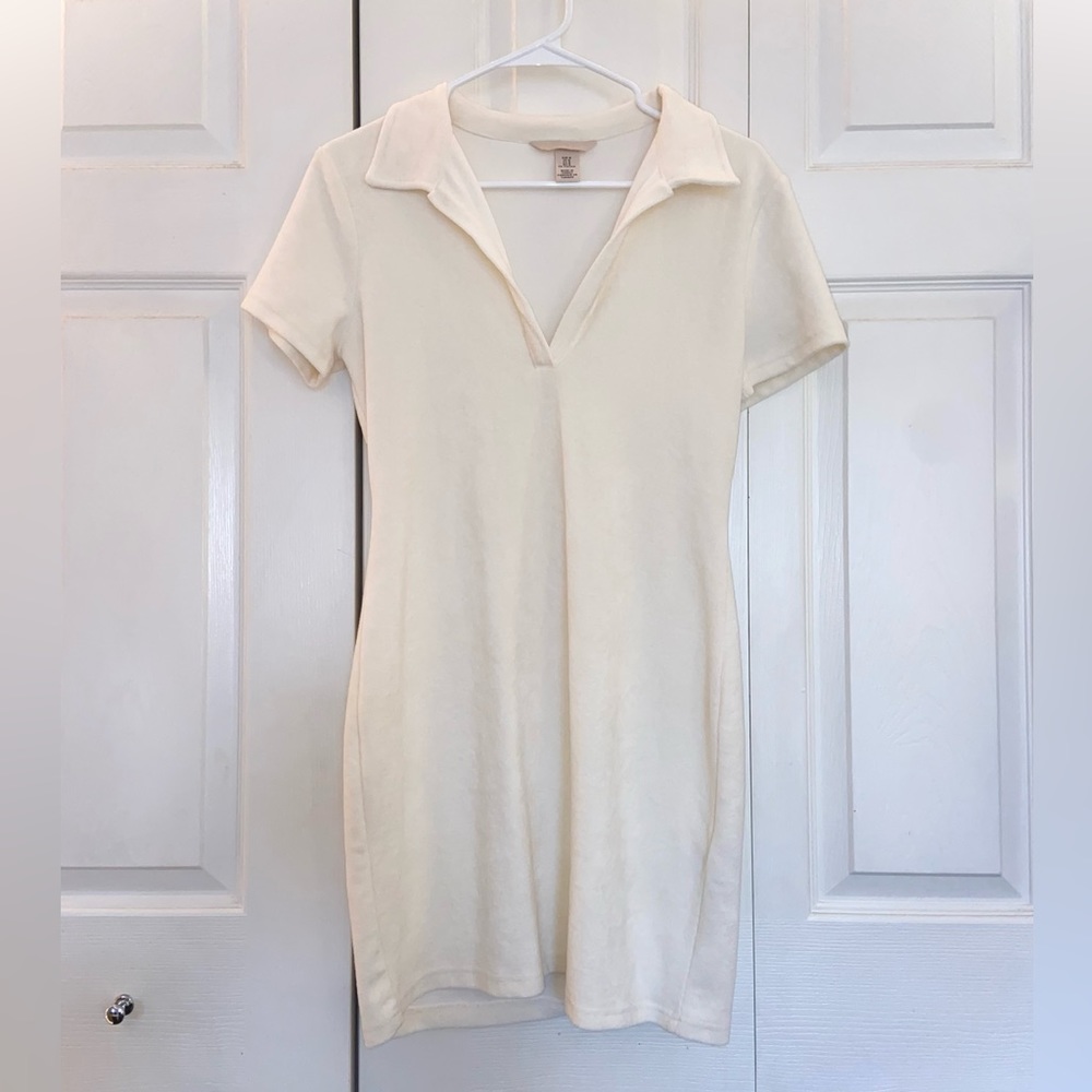 White Collared Dress